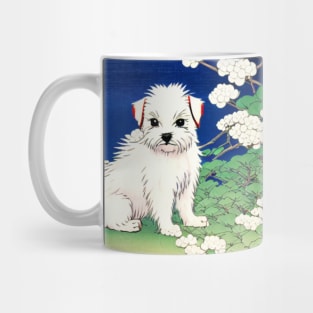 Cute Maltese Terrier Maltese Mom with Adorable Dog Mug